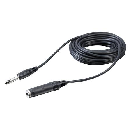 Cable blindado de extensión para micrófono, 1/4” macho a 1/4” hembra – 420-2379 Radio Shack - LA CASA DEL TELEFONO
