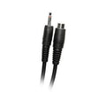 Cable blindado mono de 6ft con conector de 3.5mm macho a 3.5 mm hembra