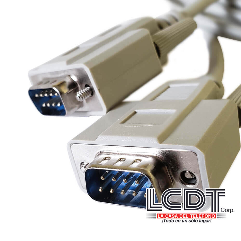 Cable DB9 macho macho 10 pies de longitud - Quest NCC-1110 - LA CASA DEL TELEFONO