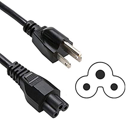 Cable de alimentación 3 pines NEMA5-15P a IEC C5, 18AWG – PHS-305 - LA CASA DEL TELEFONO