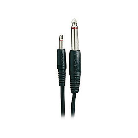 Cable de audio de 3.5mm mono macho a 1/4” mono macho – 420-2433 Radio Shack - LA CASA DEL TELEFONO