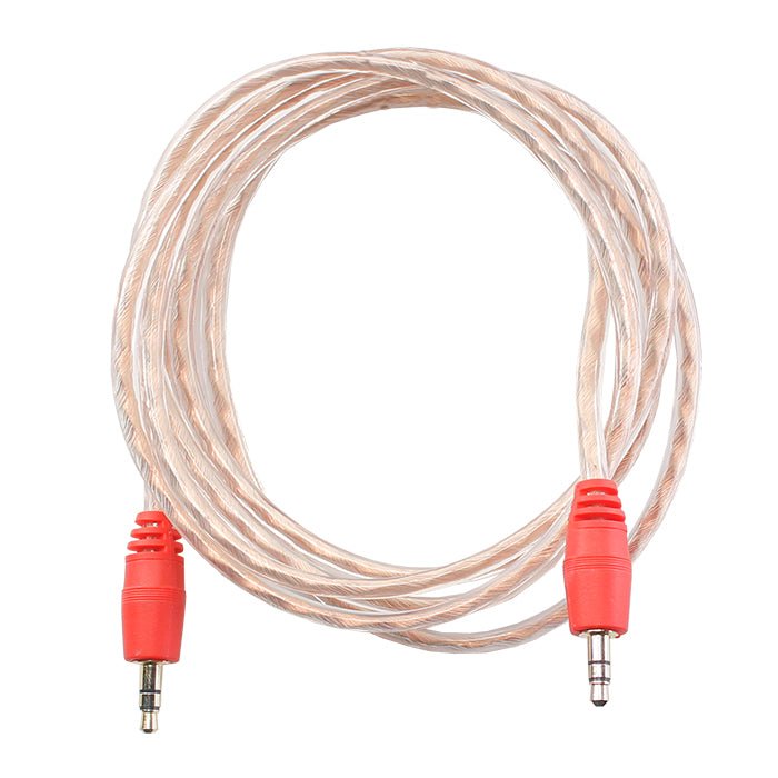 Cable de audio estéreo 3.5mm macho a 3.5mm macho, 6 pies de largo – VZ-136 - LA CASA DEL TELEFONO