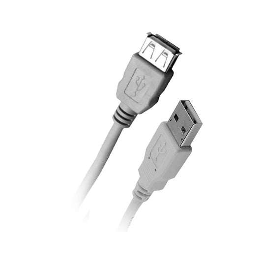 Cable de Extensión USB2.0 de 6 pies de longitud, USB-A (M) a USB-A (F) – Quest NUB-3206 - LA CASA DEL TELEFONO
