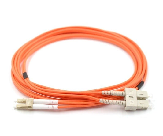 Cable de fibra óptica multimodo SC/UPC a LC/UPC dúplex de 2M - LA CASA DEL TELEFONO