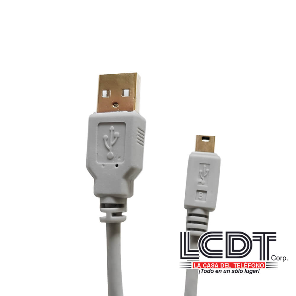 Cable “USB 2.0 A” a “mini USB”, M-256HQ - LA CASA DEL TELEFONO