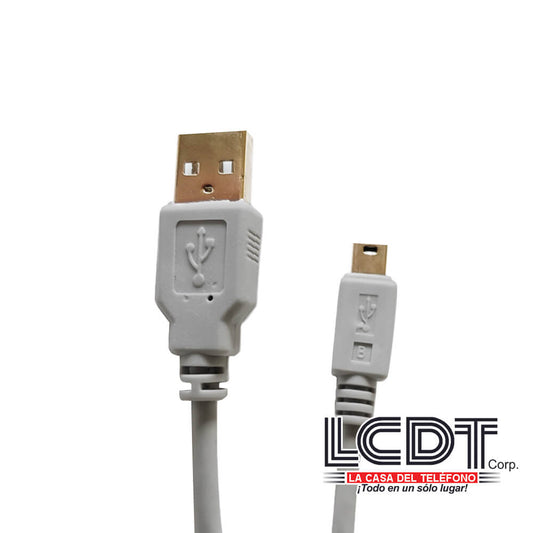 Cable “USB A” a “mini USB”, M-256 - LA CASA DEL TELEFONO
