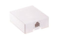 Cajilla telefónica superficial, 4C, blanca – LCDT TLMJB31-4WH