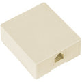 Cajilla telefónica superficial, 4C, crema – LCDT TLMJB31-4IV