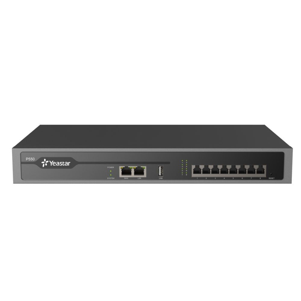 Central IP Yeastar P550, soporta 50 usuarios y 25 llamadas concurrentes - LA CASA DEL TELEFONO