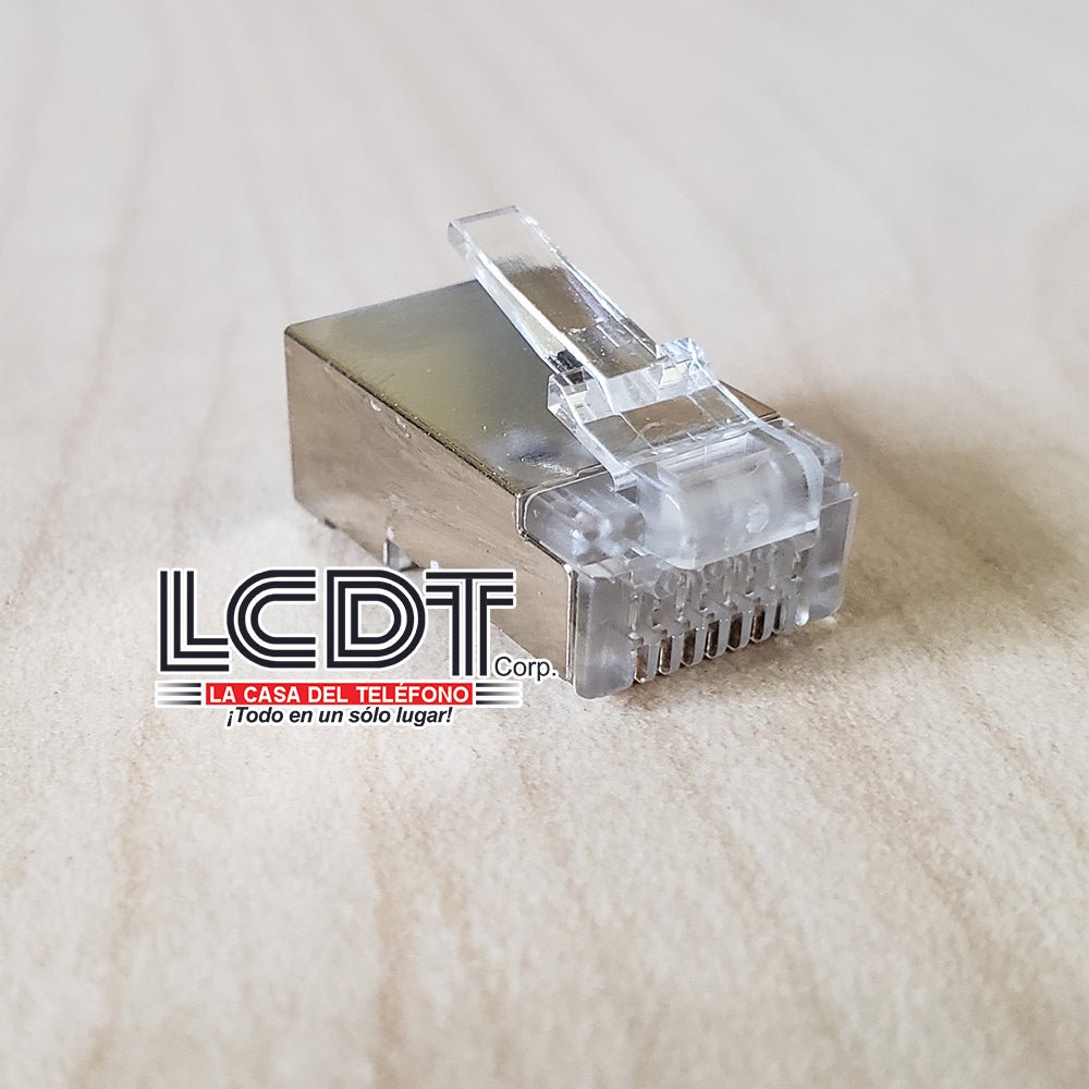 Conector blindado RJ45 para CAT6, FTP – LCDT NMPS6 - LA CASA DEL TELEFONO