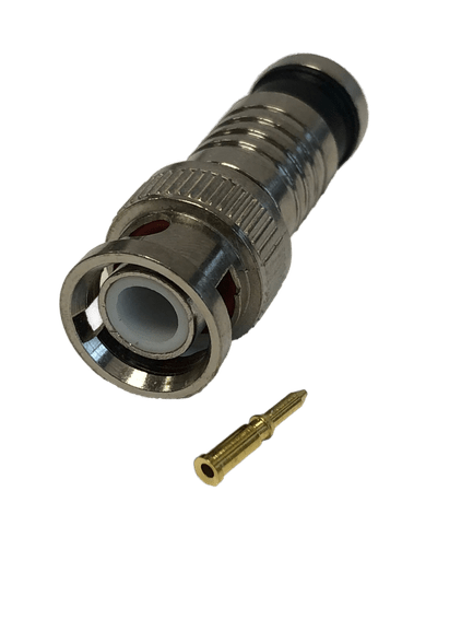 Conector BNC macho para RG6 tipo compresión 75 ohm – BNC-MC - LA CASA DEL TELEFONO