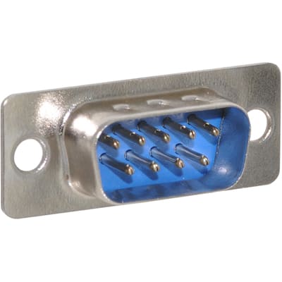 conector d-sub 9 pines macho quest dsc-1109 tipo soldadura db9 panama