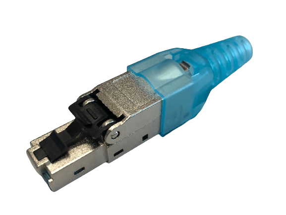 Conector modular RJ45 para redes FTP CAT6A, montaje sin herramienta - LCDT NMPL6AF0-03 - LA CASA DEL TELEFONO
