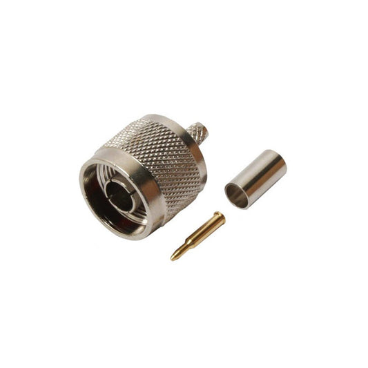 Conector N macho crimpar para cable RG58 – Quest CNC-3112 (3 Piezas) - LA CASA DEL TELEFONO