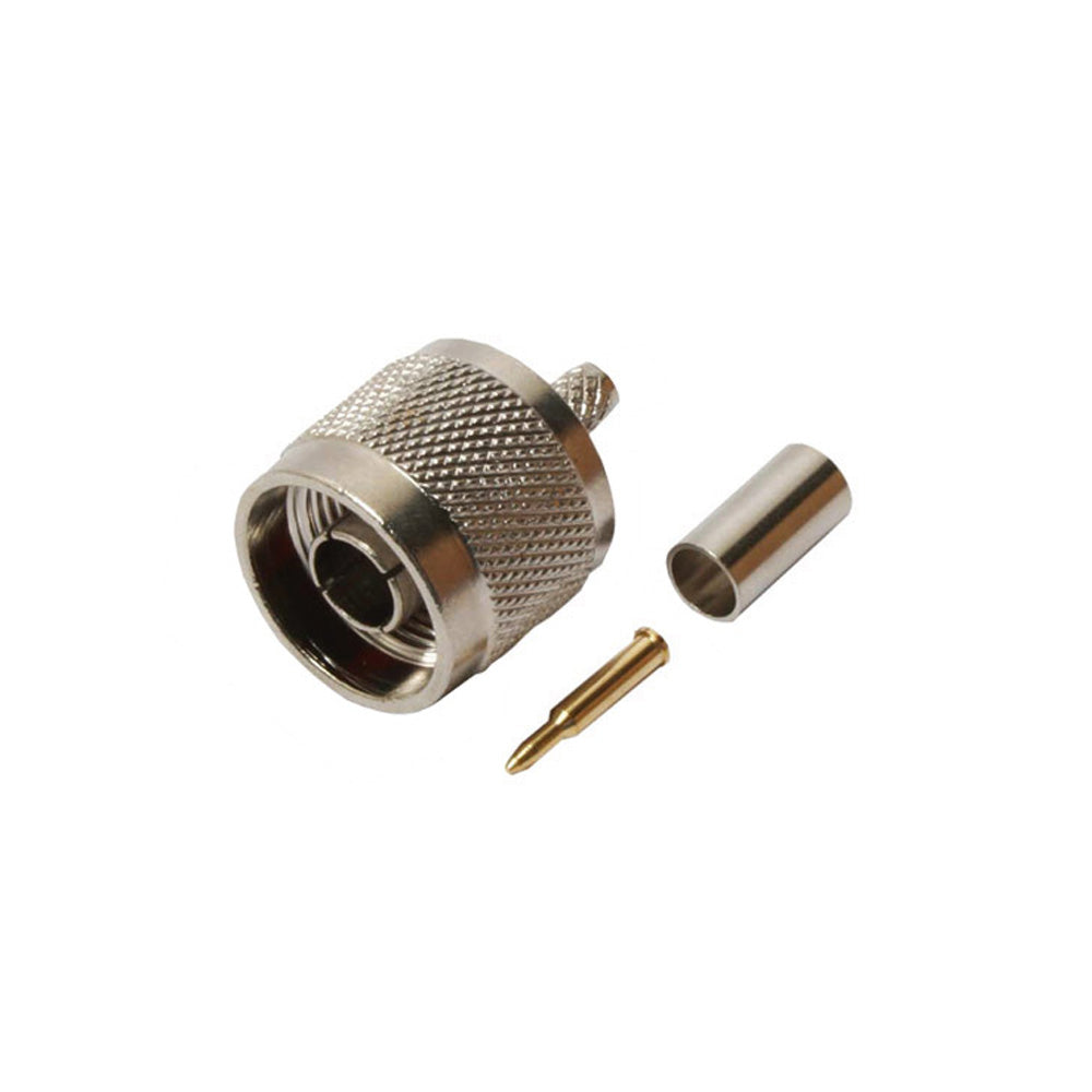 conector n macho crimpar rg58 quest cnc-3112 conector rf para antena