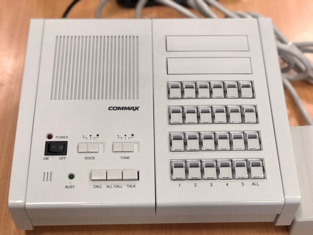 Consola de comunicación de alta potencia Commax PI-20LN con 20 botones - LA CASA DEL TELEFONO