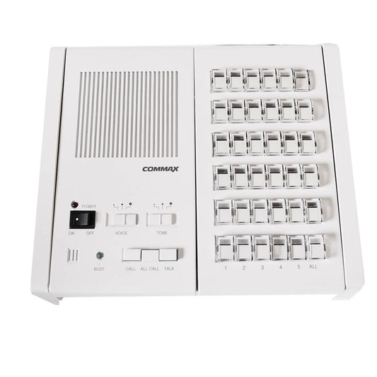 Consola Intercomunicador Commax PI-30LN con 30 botones - LA CASA DEL TELEFONO