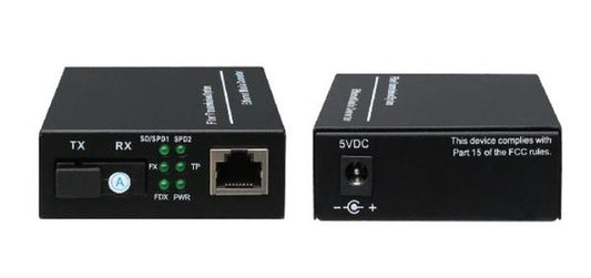 Convertidor de medios de fibra óptica, 1 puerto gigabit ethernet – POE108GM-A hasivo - LA CASA DEL TELEFONO