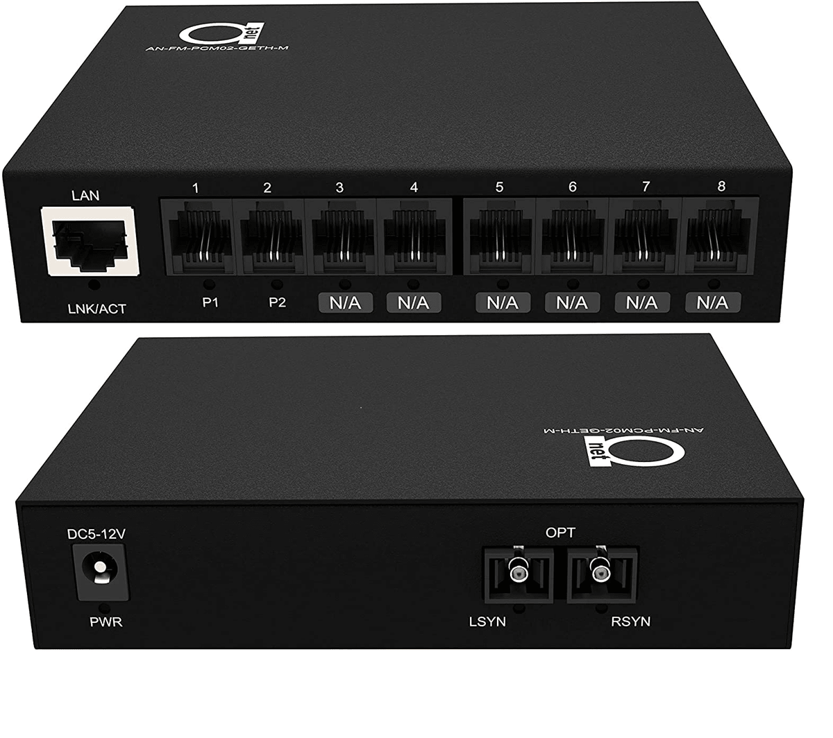 Convertidor de medios: voz y datos sobre fibra óptica - AN-FM-PCM02/GETH-M - LA CASA DEL TELEFONO