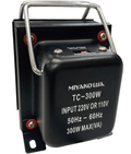 Convertidor de voltaje 110 ↔ 220VAC de 300W – Miyako TC-300W
