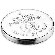 Batería de litio tipo botón CR1632 de 3V marca Renata
