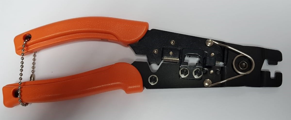 Crimpadora para conectores blindados RJ45 8P8C – Kuwes KSNT-6A-TOOL-UTP - LA CASA DEL TELEFONO