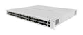 Poderoso Switch de 48 puertos gigabit PoE, puertos SFP+ y QSFP+ para rápidas conexiones de fibra óptica y enlace con otros dispositivos – CRS354-48P-4S+2Q+RM Mikrotik