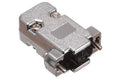 Cubierta D-Sub DB9 Metálica Plateada – Quest DSH-5309