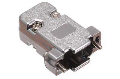 cubierta d-sub db9 metalica plateada quest dsh-5309 protector panama