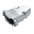 Cubierta D-Sub DB9 Metálica Plateada – Quest DSH-5409