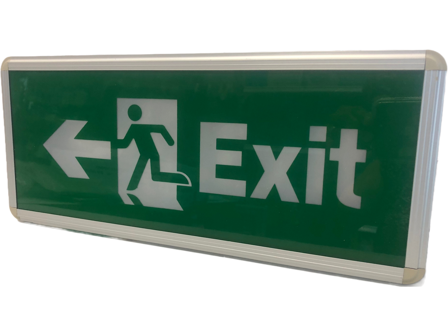 Letrero LED de emergencia señalización de “EXIT” y flecha hacia la izquierda – CV-EXB012