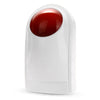 Sirena con luz estroboscópica roja para panel de alarma contra robo – CV-OS104