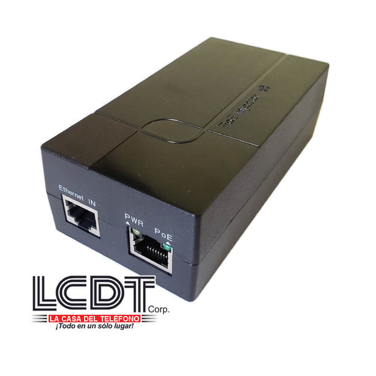 Inyector POE, Gigabit, 15.4W, 1CH, estándar IEEE802.3af – CV-PSE3101ACG