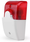 Sirena con luz estroboscópica roja para panel de alarma contra robo – CV-SB103R