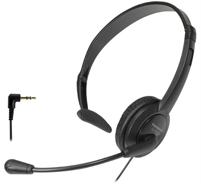 Diadema liviana Panasonic KX-TCA400 con plug de 2.5mm - LA CASA DEL TELEFONO