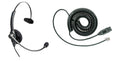 Diadema tipo bincha, conector RJ9 compatible con teléfono IP Cisco
