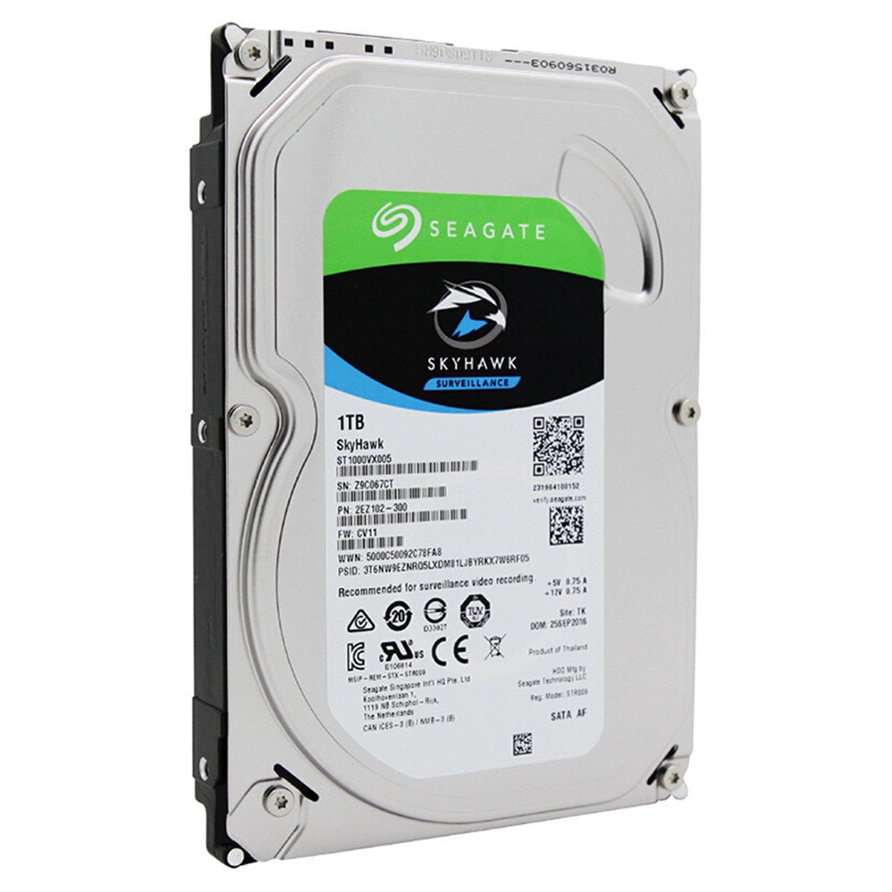 Disco duro Seagate SkyHawk de 1TB para video vigilancia – ST1000VX005 - LA CASA DEL TELEFONO