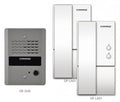 Portero Commax 2 teléfonos y una puerta