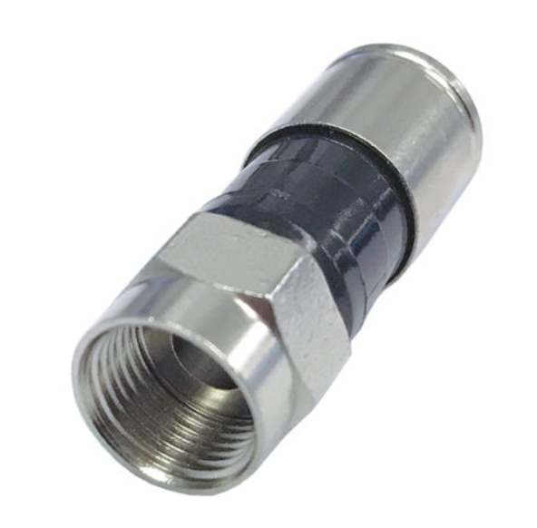 Conector de compresión F macho para cable RG-6 - Miyako F-74