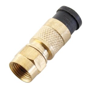 Conector de compresión F macho para cable RG-6 - Miyako F-74HQ