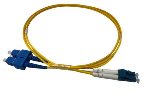 Patch cord de fibra monomodo dúplex LC a SC de 1M – FJ9LCSC-01M