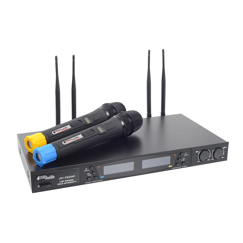 FU-TD200 - Sistema profesional con 2 micrófonos inalámbricos - LA CASA DEL TELEFONO