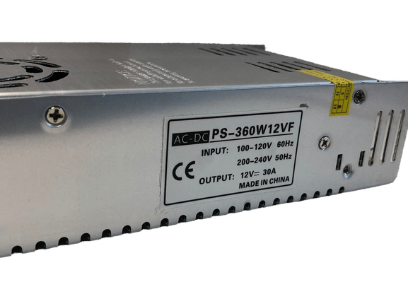 Fuente conmutada 12VDC 30A – PS-360W12VF - LA CASA DEL TELEFONO
