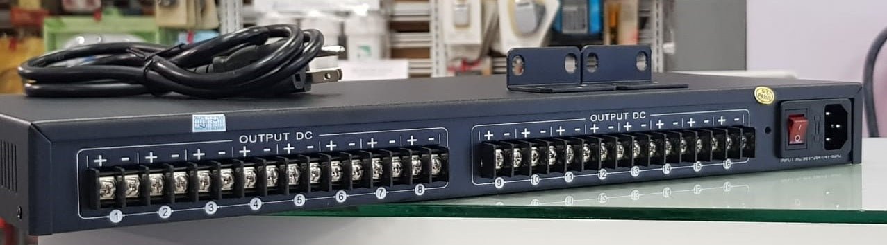 Fuente de poder para CCTV salida 12V 10A 16CH, ocupa 1U – KAS-DC121610-1U - LA CASA DEL TELEFONO