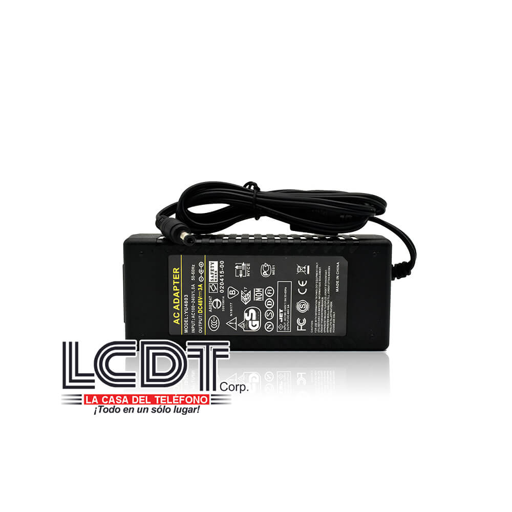Fuente de poder X0014W0E19 de 48VDC 3A 144W - LA CASA DEL TELEFONO