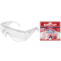 Gafas de seguridad con protección lateral, transparente - EMTOP ESGG0201