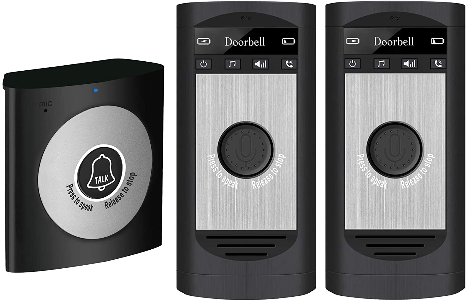 Intercomunicador y timbre de puerta inalámbrico de largo alcance – H7A-BSPLUS