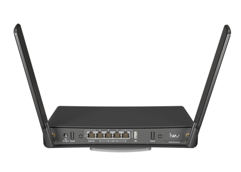 Router inalámbrico 2.4/5Ghz, 5 puertos gigabit ethernet (puerto 5 es PoE) y antenas externas para mayor cobertura – hAP ac³ (RBD53iG-5HacD2HnD) MikroTik