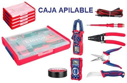 Herramientas para telecomunicaciones con estuche – EMTOP EHTSV01T07 - LA CASA DEL TELEFONO