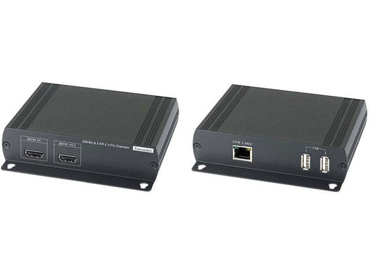 Extensor de señal HDMI & Mouse y Teclado USB sobre cable de red – Kuwes HKM01E